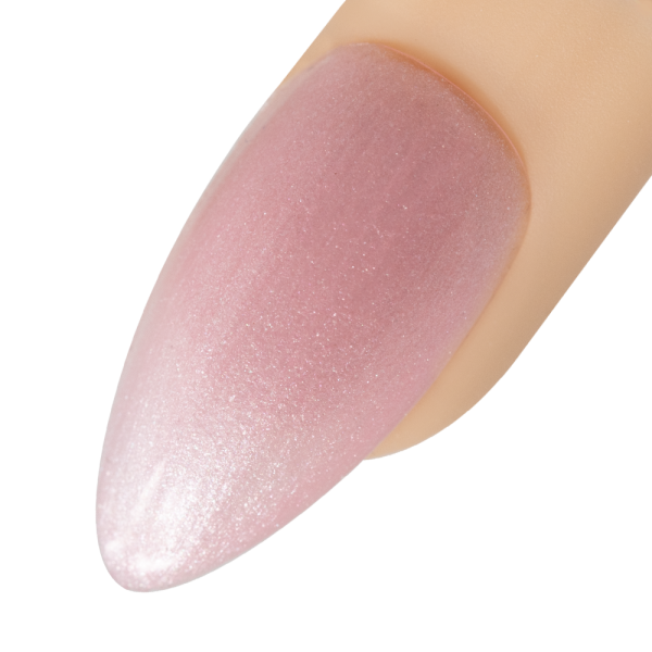 Mani•Q Fiber Gel with Keratin, Pink Shimmer, Bright Pink with a Pearl Shimmer, 15g Jar Discount - Image 2