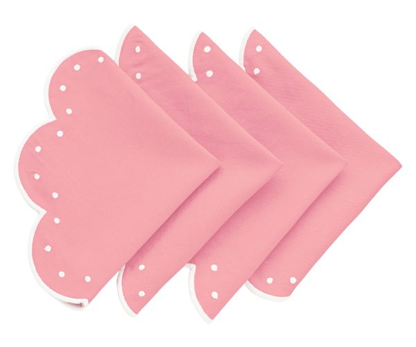 Peony Tablemats - Round Scalloped Placemats Fashion - Image 3