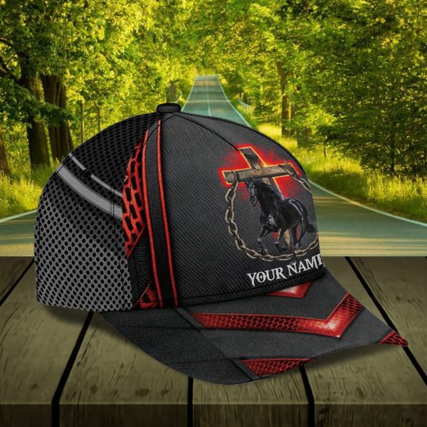 Personalized Horse Classic Cap, Personalized Gift for Horse Lovers - CP364PS06 Fashion - Image 3