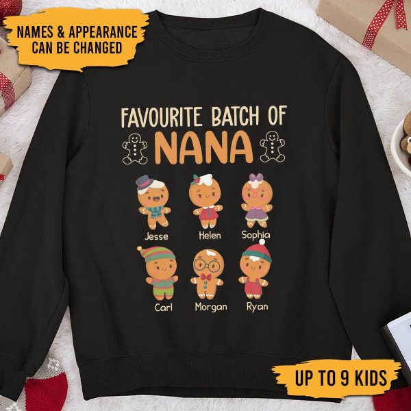 Favourite Batch Of Nana Grandma Personzalized Shirt, Gift for Nana, Grandma, Grandmother, Grandparents - TS024PS01 Cheap