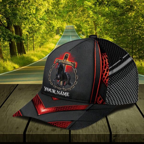 Personalized Horse Classic Cap, Personalized Gift for Horse Lovers - CP364PS06 Fashion - Image 5