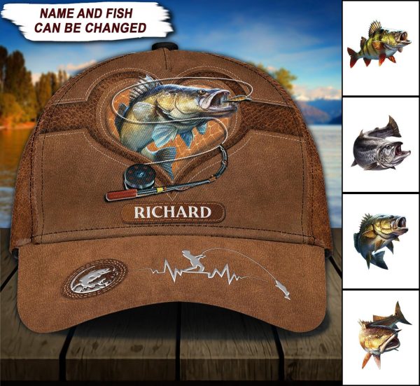 Fishing Personalized Classic Cap, Personalized Gift for Fishing Lovers - CP050PS For Discount