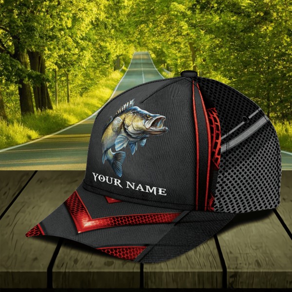Fishing Lovers Personalized Classic Cap, Personalized Gift for Fishing Lovers - CP006PS09 For Sale - Image 4