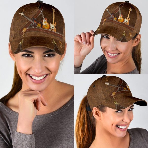 Guitar Classic Cap, Gift for Music Lovers, Guitar Lovers - CP575PA For Sale - Image 5