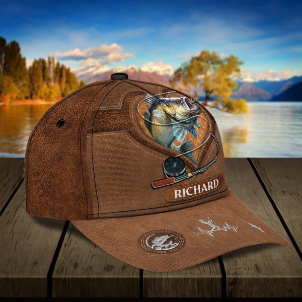 Fishing Personalized Classic Cap, Personalized Gift for Fishing Lovers - CP050PS For Discount - Image 3