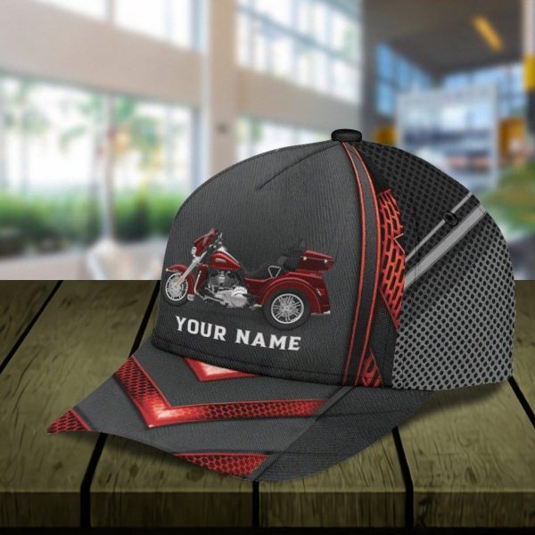 Motorcycle Personalized Classic Cap, Personalized Gift for Motorcycle Lovers, Motorcycle Riders - CP047PS Sale - Image 5