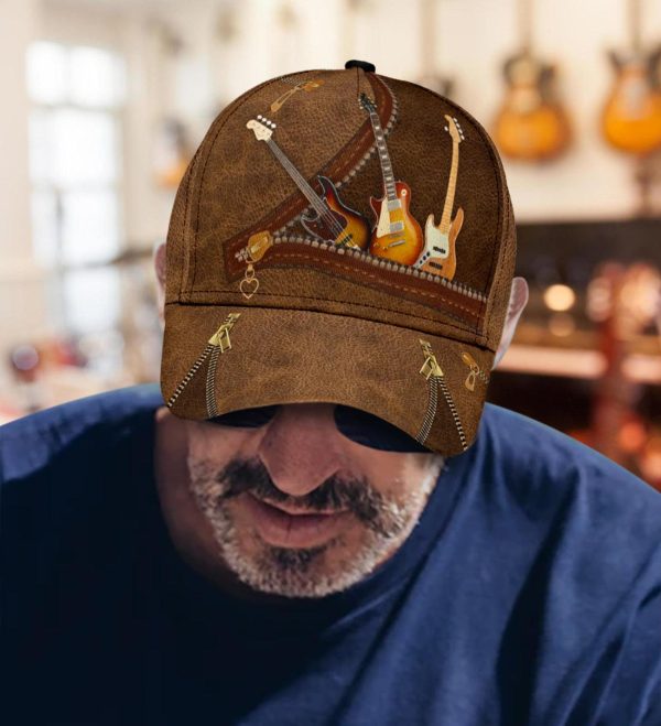 Guitar Classic Cap, Gift for Music Lovers, Guitar Lovers - CP575PA For Sale